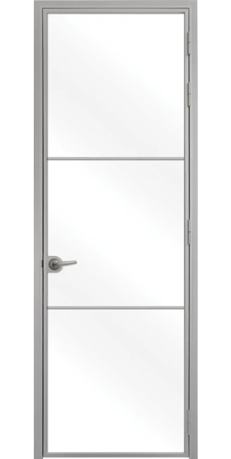 Стъклена Интериорна Врата Lusso L 7 Сив Мат