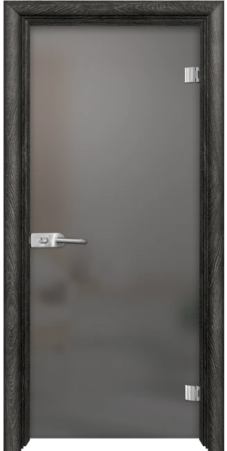 Стъклена врата Matt G 11-2, Сив ясен