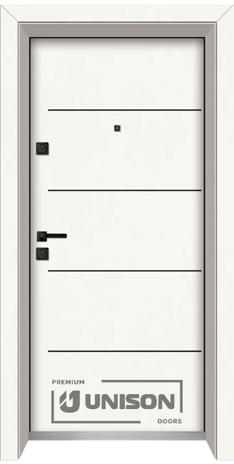 Входна Врата Unison Laminor L-107 Класическо Бяло